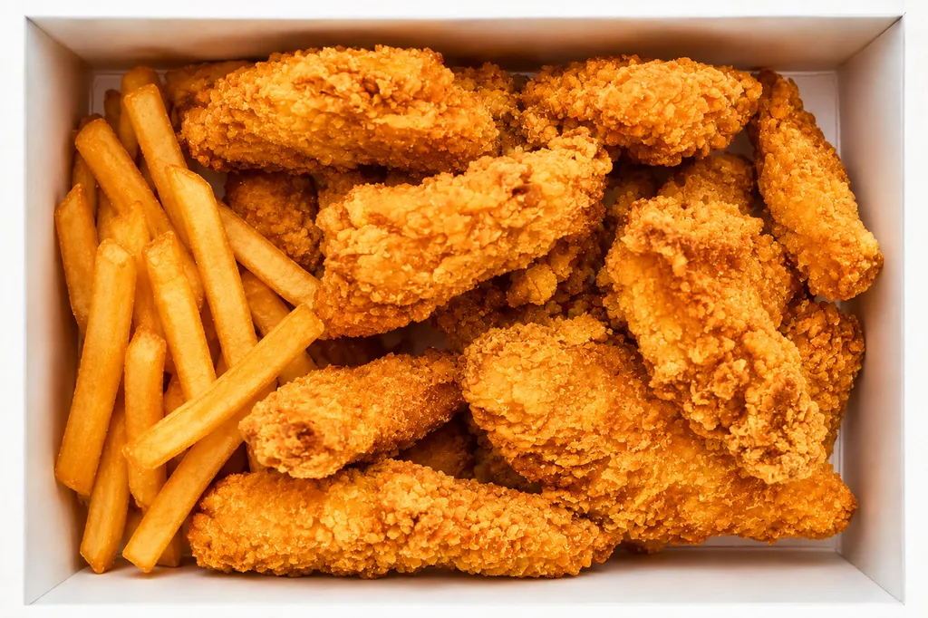 34. NUGGETSY Z FRYTKAMI